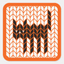 Search for cat knitting stickers Halloween