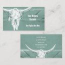 Search for cow skull business cards Cowboy