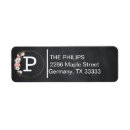 Search for black chalkboard return address labels Vintage