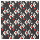 Search for poker fabric Red and black