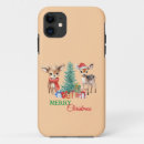 Search for cute reindeer iphone cases Santa