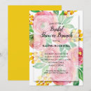 Search for pink floral bridal shower invitations Flowers