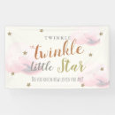 Search for twinkle twinkle little star banners Pink