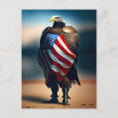 Search for american flag bald eagle postcards United states