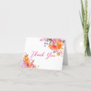 Search for bright floral thank you cards Baby in bloom