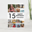 Search for 15th birthday cards Black and white