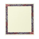 Search for flower border notepads Blue