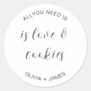 Search for cookie wedding stickers Milk and cookies