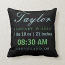 Search for birth announcement cushions Newborn