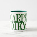 Search for latin quotes mugs Seize the day
