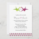 Search for crane wedding invitations Asian