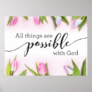 Search for nothing is impossible with god posters All things are possible