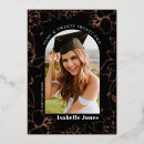 Search for rose gold foil graduation invitations Chic