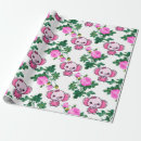 Search for baby girl birthday wrapping paper Watercolor