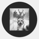 Search for funny selfie stickers Santa