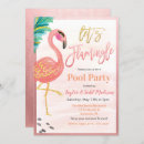 Search for flamingo watercolor invitations Luau