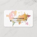 Search for airplane business cards Travel agent