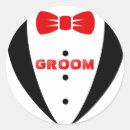 Search for tuxedo groom stickers Bowtie