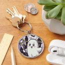 Search for halloween decorations key rings Cute ghost
