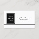 Search for real estate with photo business cards Insurance agent