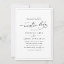 Search for simple spanish wedding invitations Black and white