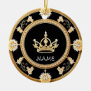 Search for gold crown christmas tree decorations Royalty