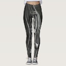 Search for black silver metallic leggings Black and white