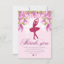 Search for ballerina thank you cards Pink