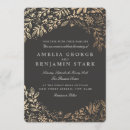 Search for black gold floral wedding invitations Fall