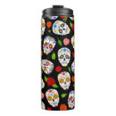 Search for sugar skull travel mugs Flower
