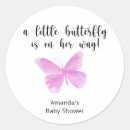 Search for butterfly baby shower stickers Watercolor