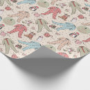 Search for cream christmas wrapping paper Vintage