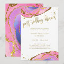 Search for purple geode wedding invitations Gemstone