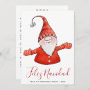 Search for gnome photo christmas cards Red and white