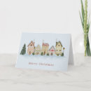 Search for village christmas cards Snowy scene