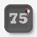 Search for 75th birthday plates Celebration