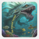Search for sea monsters stickers Fantasy