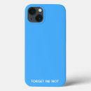 Search for forget me not iphone cases Blue