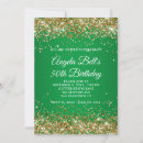 Search for winter 50th birthday invitations Glitter