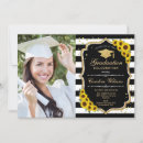 Search for sunflower graduation invitations Floral