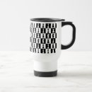 Search for chess travel mugs Black and white