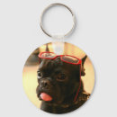 Search for bulldog round key rings Animal