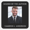 Search for author square stickers Autographed