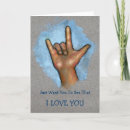 Search for i love you sign language cards Hand