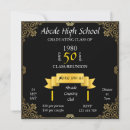 Search for high school reunion invitations Black