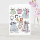 Search for vintage paper doll cards For her