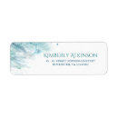 Search for turquoise wedding return address labels Aqua
