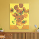 Search for sunflower canvas prints Still life