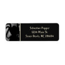 Search for spider return address labels Black