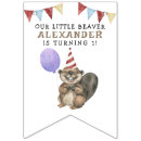 Search for woodland animal bunting flags Watercolor